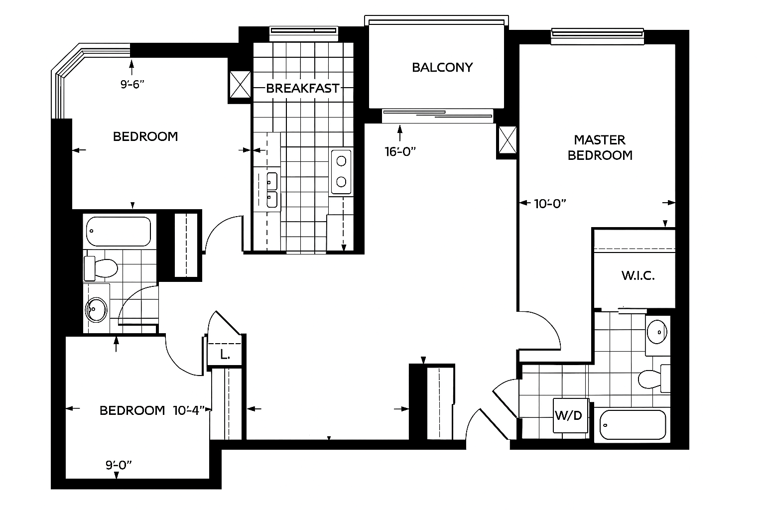 Forest Vista - 3 Bedroom Floorplan